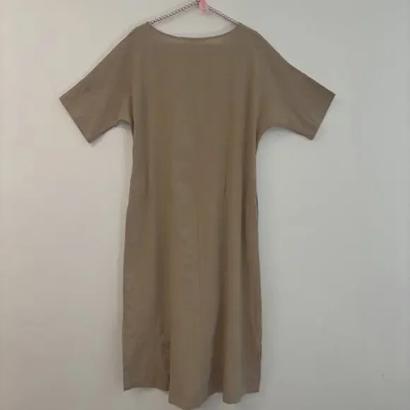 Elegant Tan Mini Dress - Picture 9 of 10